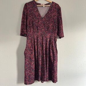 Hutch Pink Floral Mini Dress Casual Formal XXL